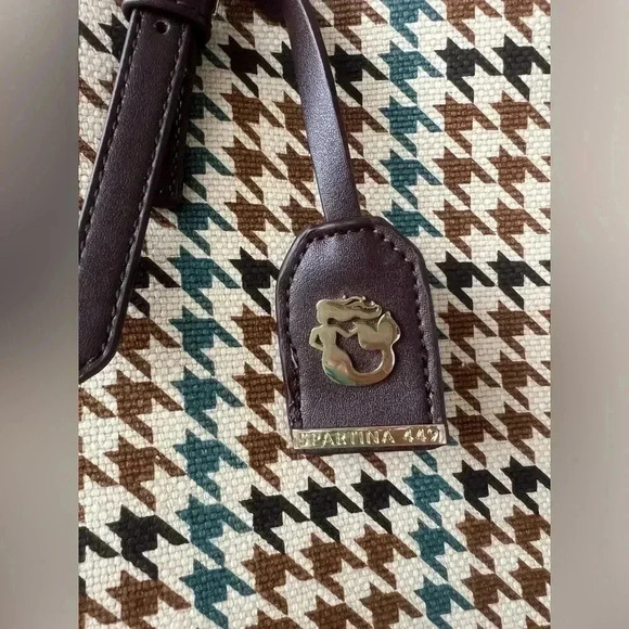 Spartina 449 Houndstooth Travel Bag - Picture 6 of 16